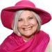 Sue in a pink hat