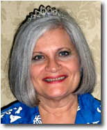 Sue Bohlin in her tiara