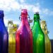 colored bottles