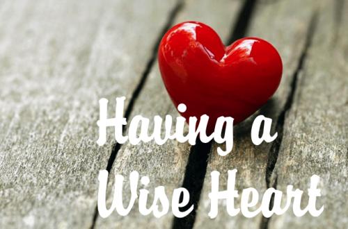Having a wise heart-women from Proverbs