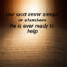 God is our Helper