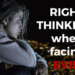 right thinking when facing evil blog by Melanie Newton
