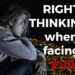 Right thinking when facing evil by Melanie Newton